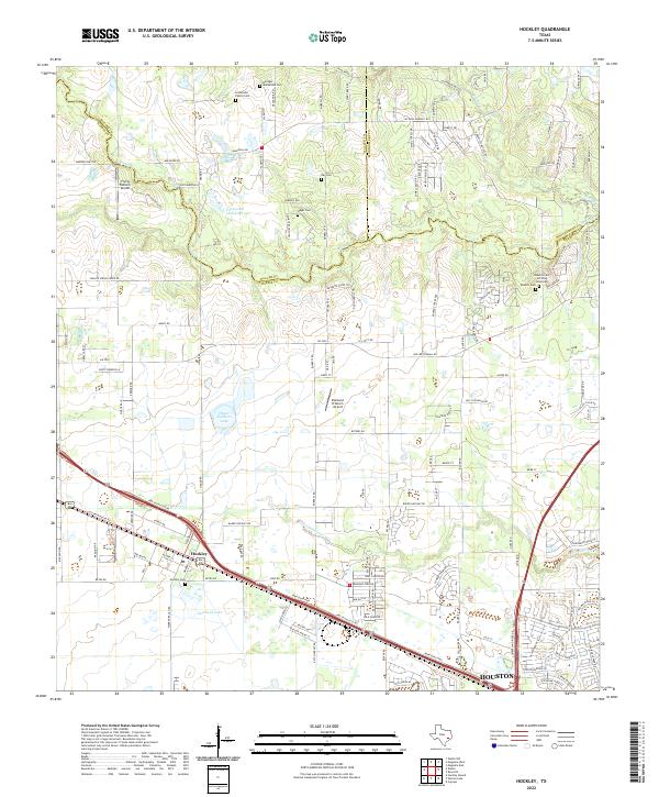 Hockley, TX — USGS 7.5-minute topo (2022)
