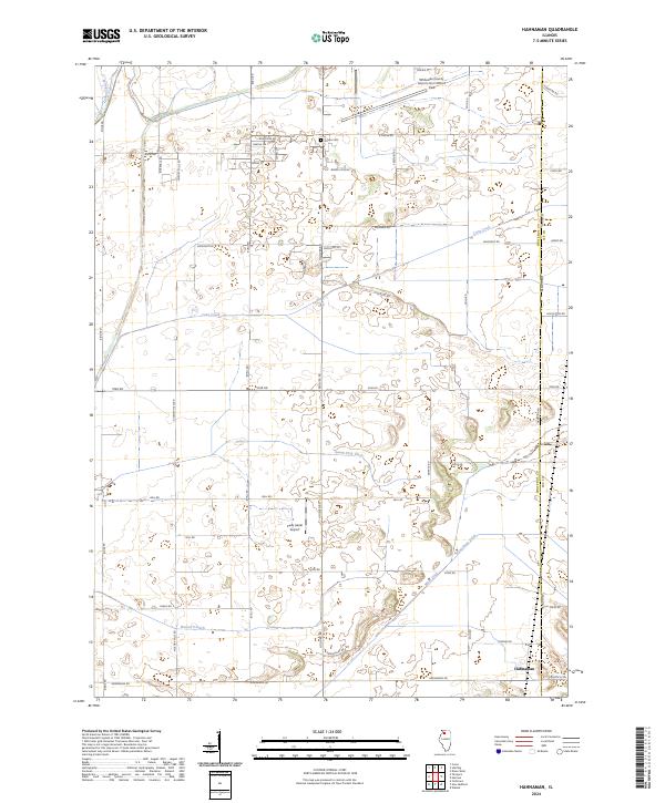 Hahnaman, IL — USGS 7.5-minute topo (2024)
