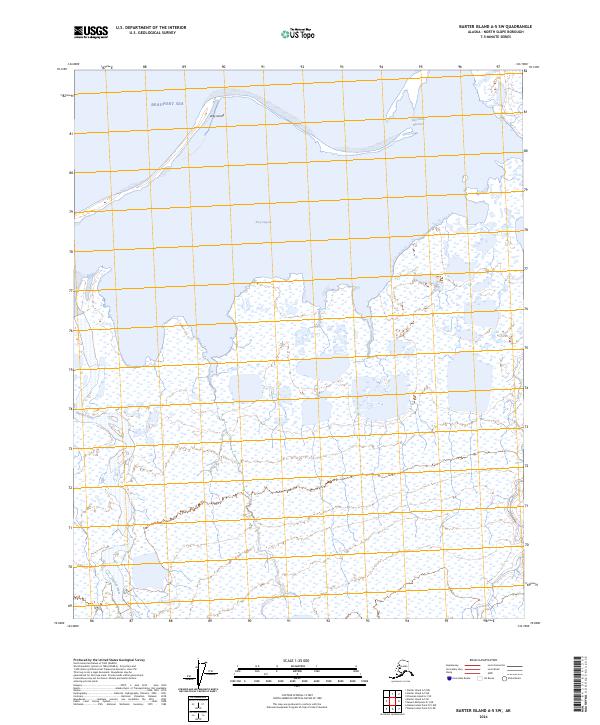 Barter Island A-5 SW, AK — USGS 7.5-minute topo (2024)