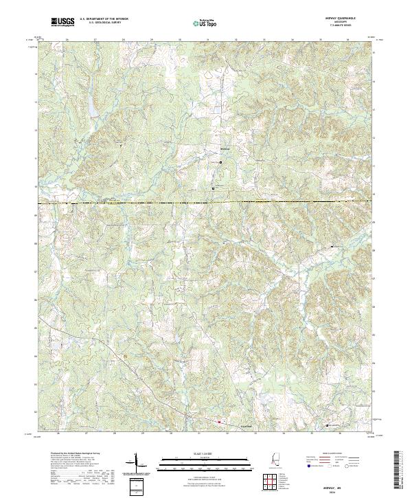 Midway, MS — USGS 7.5-minute topo (2024)