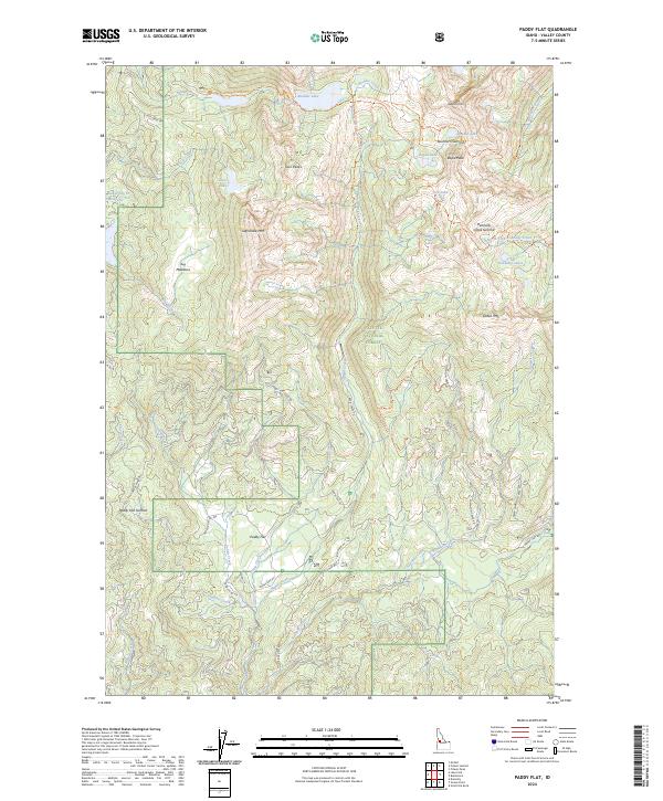 Paddy Flat, ID — USGS 7.5-minute topo (2024)