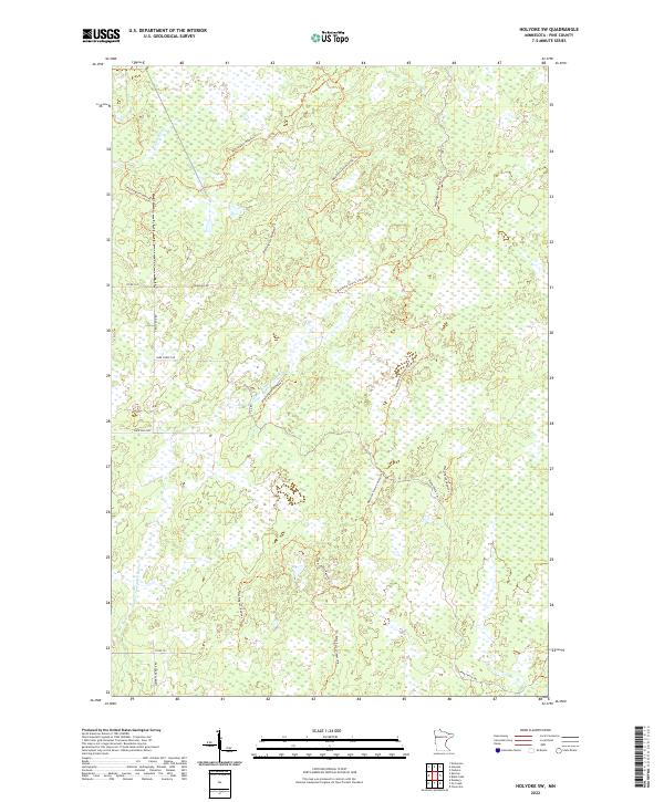 Holyoke SW, MN — USGS 7.5-minute topo (2022)
