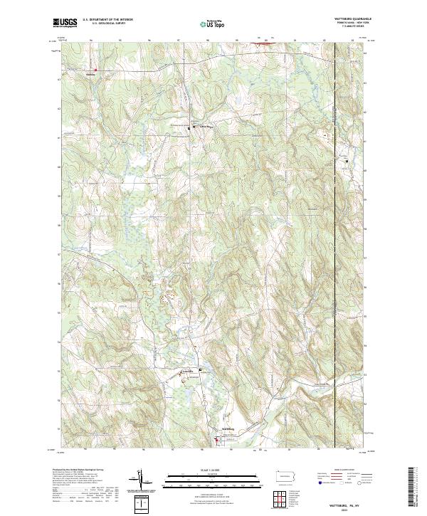 Wattsburg, PA-NY — USGS 7.5-minute topo (2023)