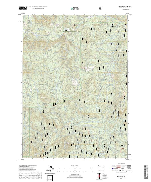 Red Butte, OR — USGS 7.5-minute topo (2024)