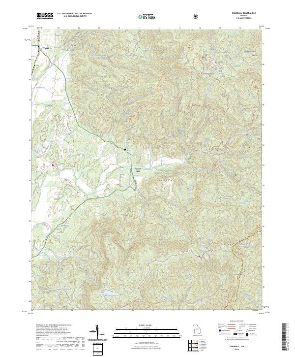 Crandall, GA — USGS 7.5-minute topo (2024)