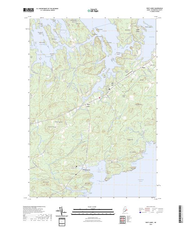West Lubec, ME — USGS 7.5-minute topo (2024)