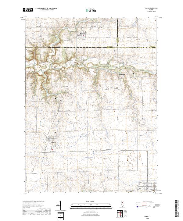 Varna, IL — USGS 7.5-minute topo (2024)