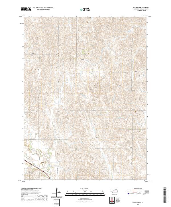 Litchfield NE, NE — USGS 7.5-minute topo (2021)