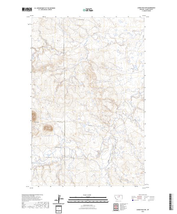 Lodge Pole NW, MT — USGS 7.5-minute topo (2024)