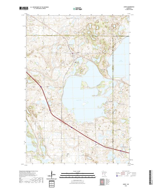 Ashby, MN — USGS 7.5-minute topo (2022)
