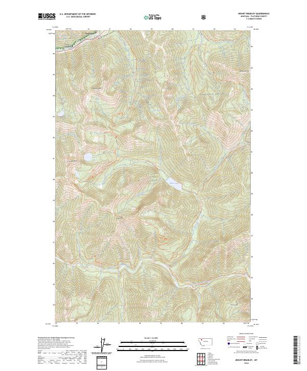 Mount Bradley, MT — USGS 7.5-minute topo (2024)