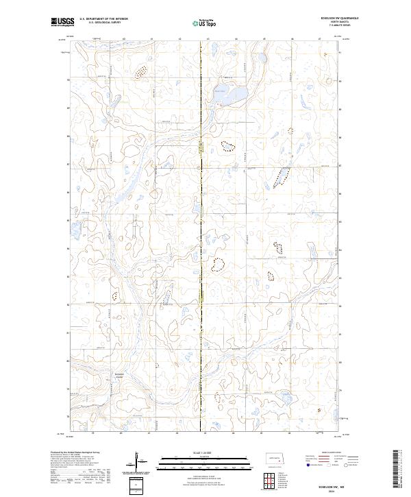 Eckelson SW, ND — USGS 7.5-minute topo (2024)