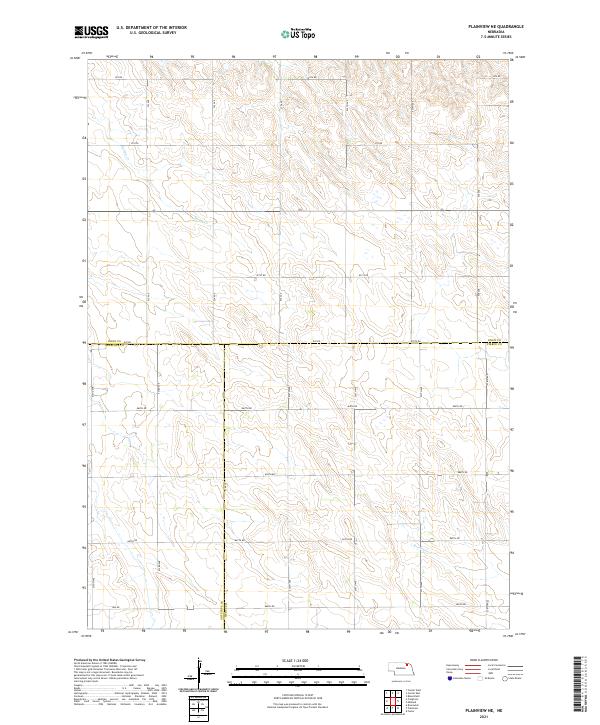 Plainview NE, NE — USGS 7.5-minute topo (2021)