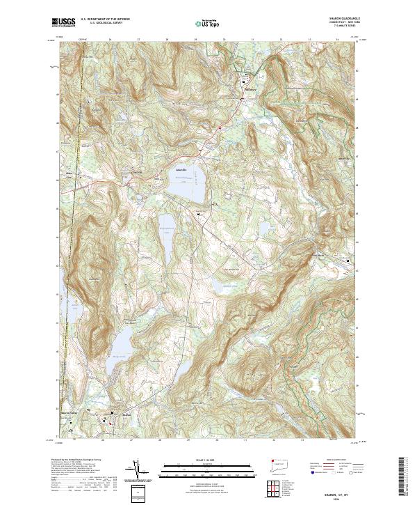 Sharon, CT-NY — USGS 7.5-minute topo (2024)