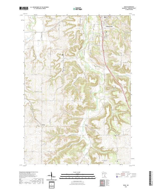 Sogn, MN — USGS 7.5-minute topo (2022)
