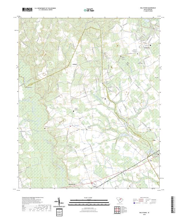 Kellytown, SC — USGS 7.5-minute topo (2024)