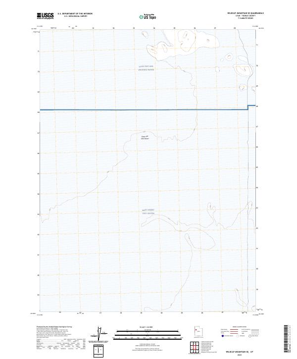 Wildcat Mountain SE, UT — USGS 7.5-minute topo (2023)
