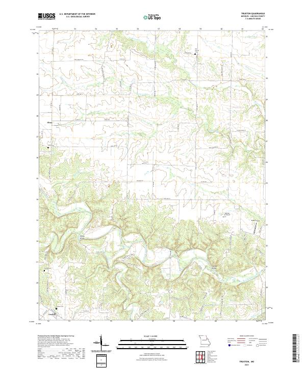 Truxton, MO — USGS 7.5-minute topo (2021)