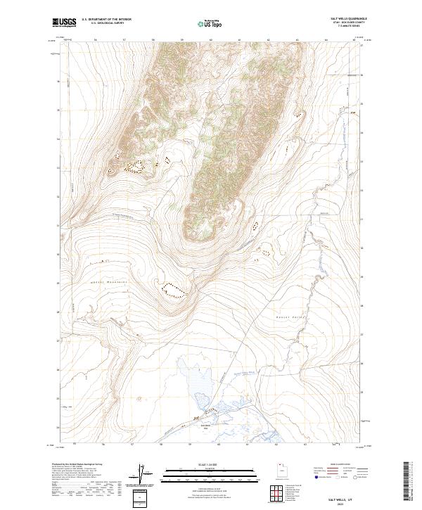 Salt Wells, UT — USGS 7.5-minute topo (2023)