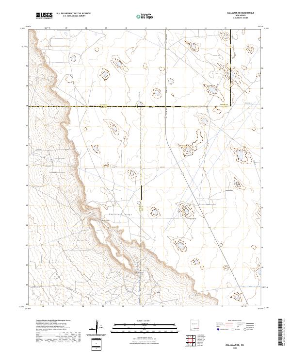 Maljamar NE, NM — USGS 7.5-minute topo (2023)