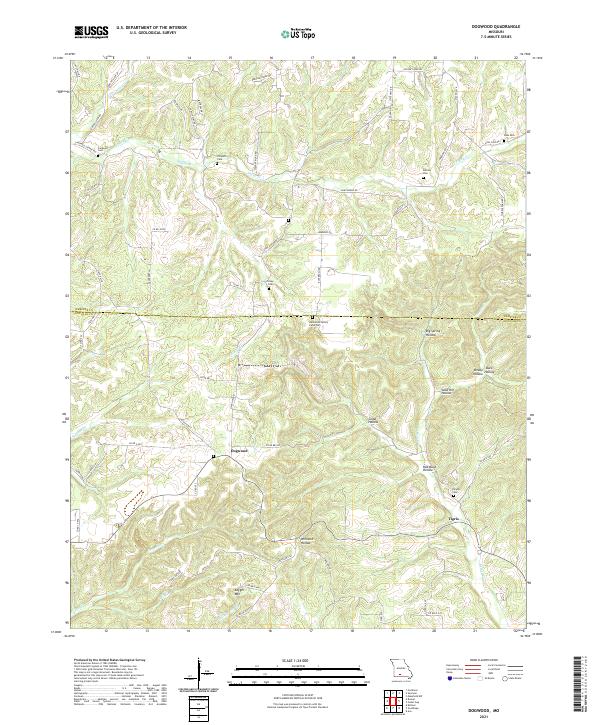 Dogwood, MO — USGS 7.5-minute topo (2021)