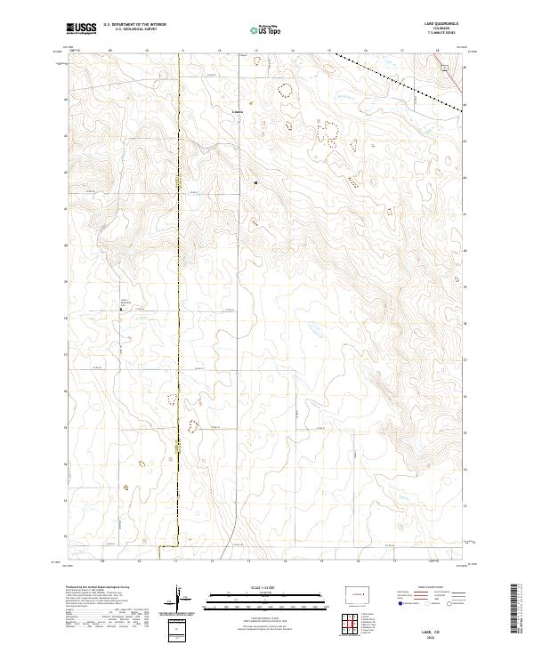 Lake, CO — USGS 7.5-minute topo (2022)