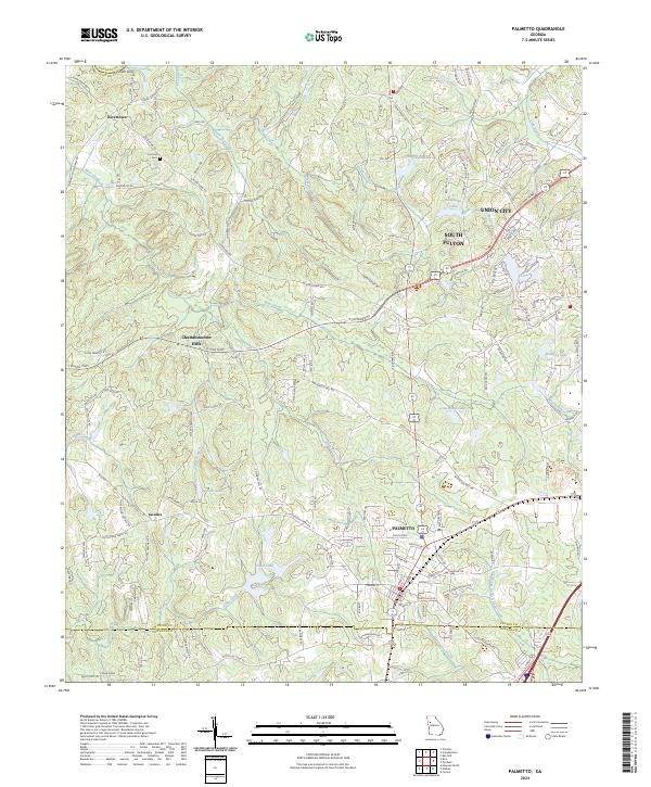 Palmetto, GA — USGS 7.5-minute topo (2024)