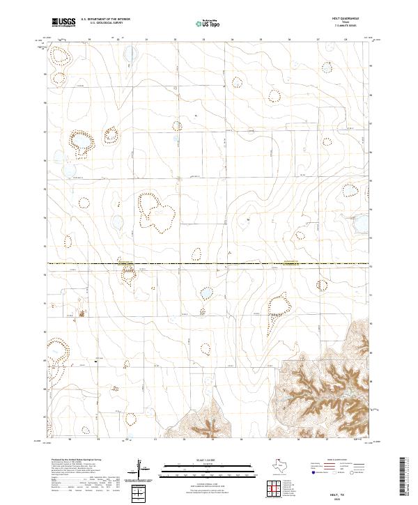Holt, TX — USGS 7.5-minute topo (2022)