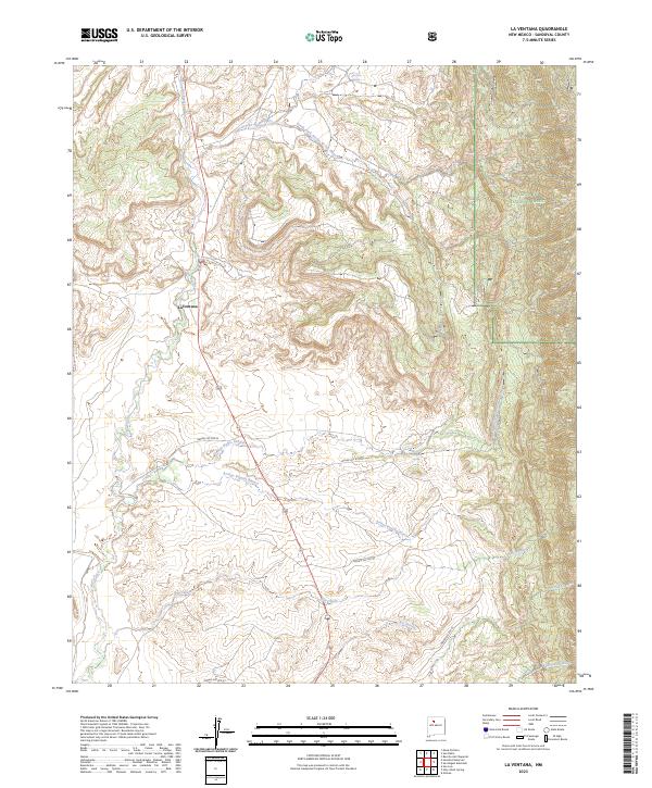 La Ventana, NM — USGS 7.5-minute topo (2023)