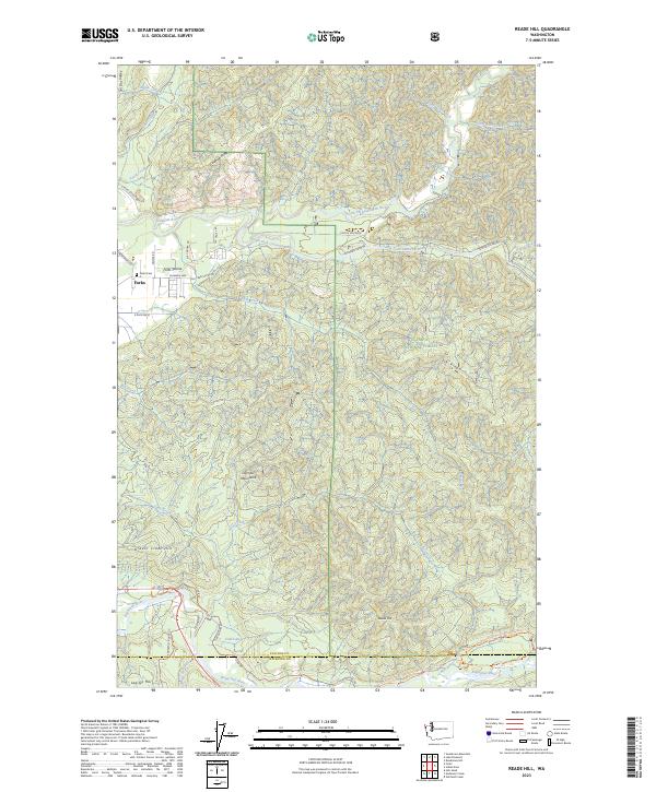 Reade Hill, WA — USGS 7.5-minute topo (2023)