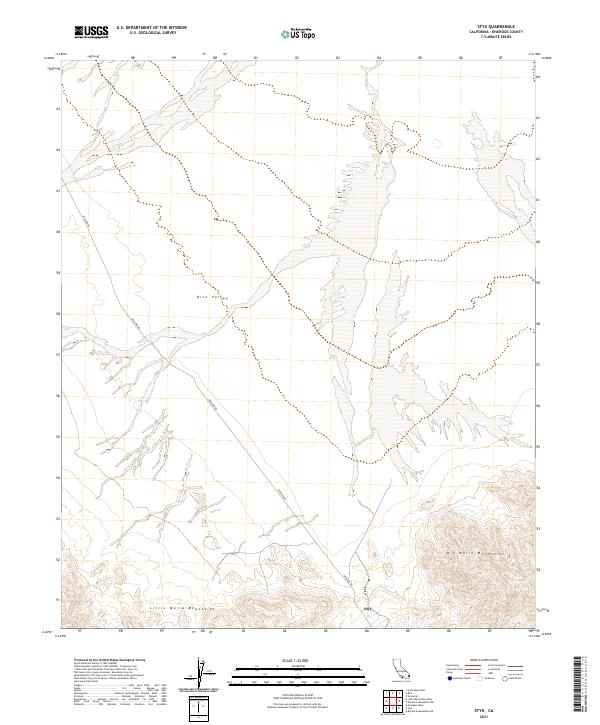 Styx, CA — USGS 7.5-minute topo (2021)