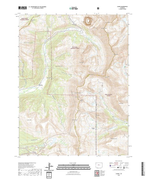 Climax, CO — USGS 7.5-minute topo (2022)