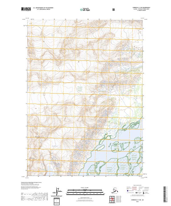 Cordova C-3 SW, AK — USGS 7.5-minute topo (2024)
