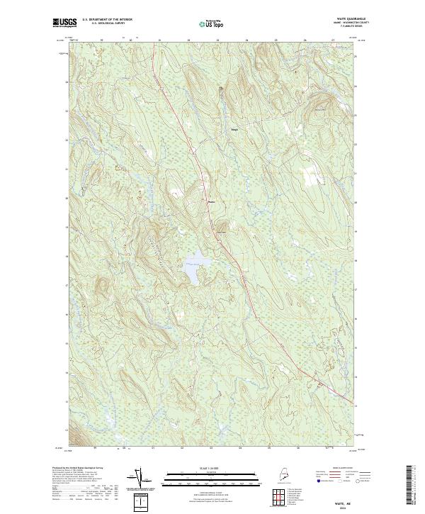 Waite, ME — USGS 7.5-minute topo (2024)