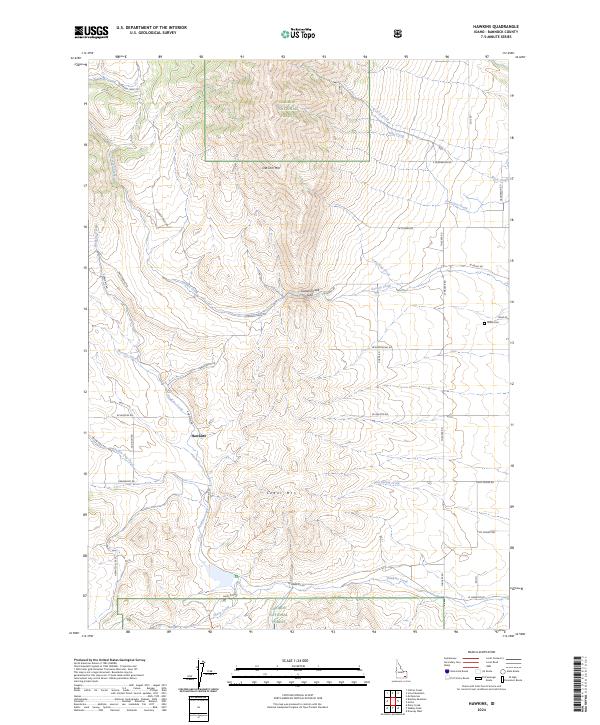 Hawkins, ID — USGS 7.5-minute topo (2024)