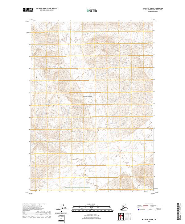 McCarthy A-2 NW, AK — USGS 7.5-minute topo (2023)