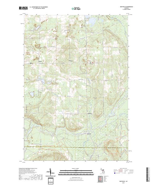 Smithville, MI — USGS 7.5-minute topo (2023)