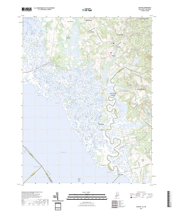 Canton, NJ-DE — USGS 7.5-minute topo (2023)
