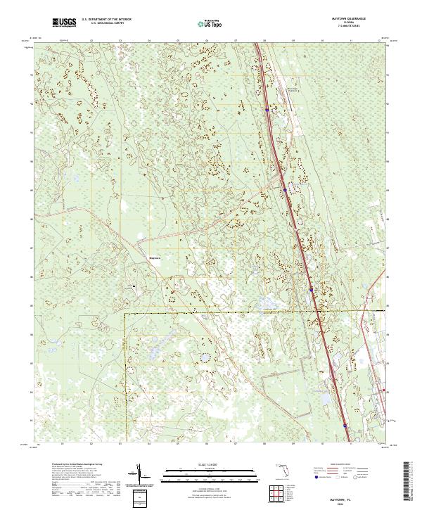 Maytown, FL — USGS 7.5-minute topo (2024)