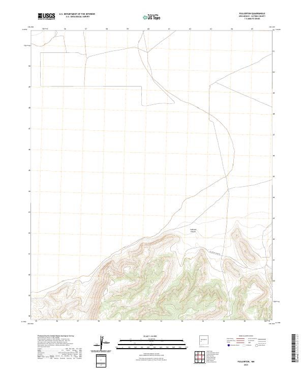 Fullerton, NM — USGS 7.5-minute topo (2023)