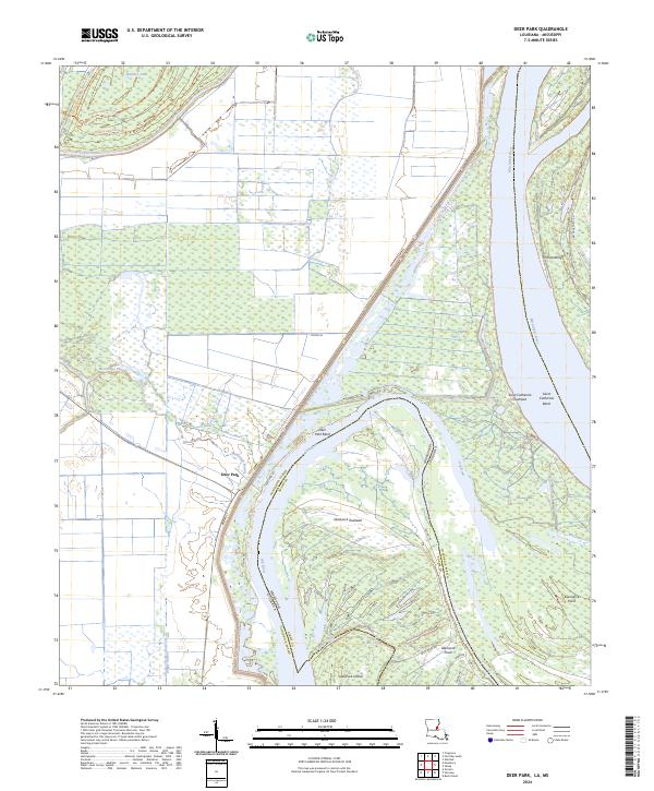 Deer Park, LA-MS — USGS 7.5-minute topo (2024)
