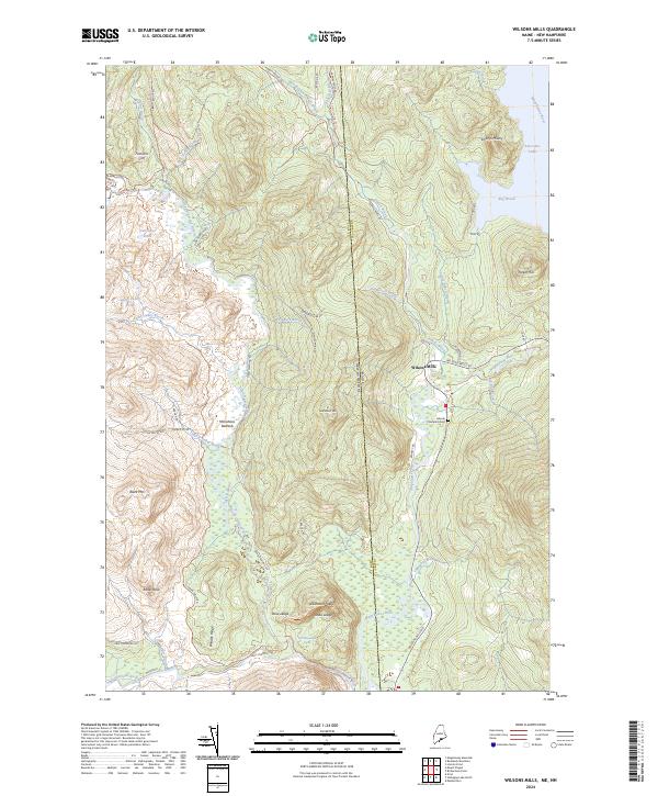 Wilsons Mills, ME-NH — USGS 7.5-minute topo (2024)