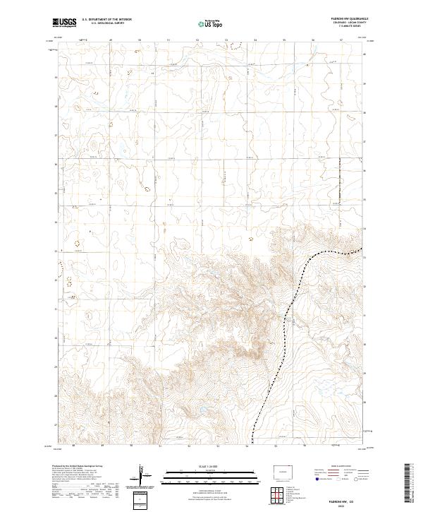 Padroni NW, CO — USGS 7.5-minute topo (2022)