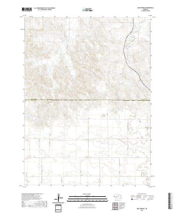 Mud Springs, NE — USGS 7.5-minute topo (2021)