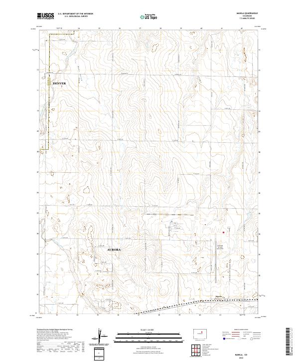 Manila, CO — USGS 7.5-minute topo (2022)
