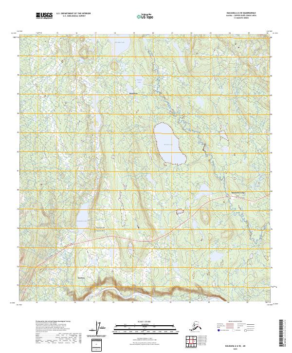 Gulkana A-6 SE, AK — USGS 7.5-minute topo (2023)
