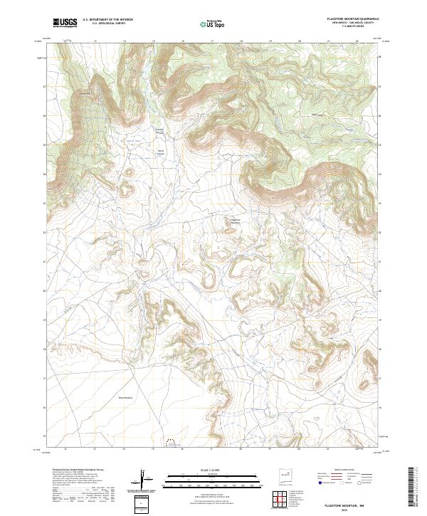 Flagstone Mountain, NM — USGS 7.5-minute topo (2023)