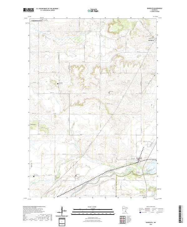 Randolph, MN — USGS 7.5-minute topo (2022)
