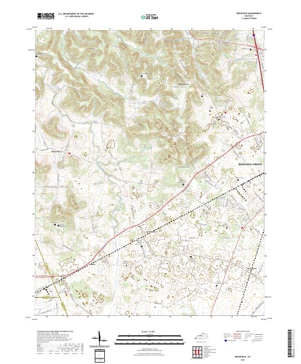 Rockfield, KY — USGS 7.5-minute topo (2022)