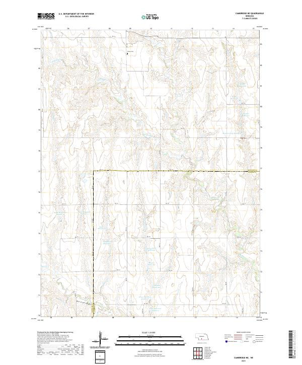 Cambridge NE, NE — USGS 7.5-minute topo (2021)